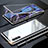 Funda Bumper Lujo Marco de Aluminio Espejo 360 Grados Carcasa M02 para Samsung Galaxy Note 10 5G Plata