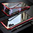 Funda Bumper Lujo Marco de Aluminio Espejo 360 Grados Carcasa M02 para Samsung Galaxy Note 10 Plus 5G Rojo
