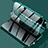 Funda Bumper Lujo Marco de Aluminio Espejo 360 Grados Carcasa M02 para Samsung Galaxy S21 5G Verde