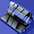 Funda Bumper Lujo Marco de Aluminio Espejo 360 Grados Carcasa M02 para Samsung Galaxy S21 Plus 5G Azul