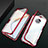Funda Bumper Lujo Marco de Aluminio Espejo 360 Grados Carcasa M02 para Xiaomi Redmi K30 Pro 5G Rojo