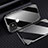 Funda Bumper Lujo Marco de Aluminio Espejo 360 Grados Carcasa M03 para Apple iPhone 11 Pro Max Negro