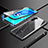 Funda Bumper Lujo Marco de Aluminio Espejo 360 Grados Carcasa M03 para Huawei Mate 40 Lite 5G Negro