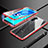 Funda Bumper Lujo Marco de Aluminio Espejo 360 Grados Carcasa M03 para Huawei Mate 40 Lite 5G Rojo