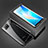 Funda Bumper Lujo Marco de Aluminio Espejo 360 Grados Carcasa M03 para Huawei Nova 8 SE 5G Negro