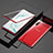 Funda Bumper Lujo Marco de Aluminio Espejo 360 Grados Carcasa M03 para Samsung Galaxy Note 10 Plus 5G Rojo