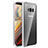 Funda Bumper Lujo Marco de Aluminio Espejo 360 Grados Carcasa M03 para Samsung Galaxy S8 Plus Plata