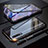 Funda Bumper Lujo Marco de Aluminio Espejo 360 Grados Carcasa M03 para Xiaomi CC9e Negro