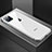 Funda Bumper Lujo Marco de Aluminio Espejo 360 Grados Carcasa M04 para Apple iPhone 11 Pro Max Plata