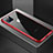 Funda Bumper Lujo Marco de Aluminio Espejo 360 Grados Carcasa M04 para Apple iPhone 11 Pro Rojo