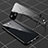 Funda Bumper Lujo Marco de Aluminio Espejo 360 Grados Carcasa M04 para Apple iPhone 13 Mini Negro