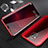 Funda Bumper Lujo Marco de Aluminio Espejo 360 Grados Carcasa M04 para Huawei Mate 20 Pro Rojo