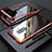Funda Bumper Lujo Marco de Aluminio Espejo 360 Grados Carcasa M04 para Samsung Galaxy S9 Plus Rojo