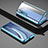 Funda Bumper Lujo Marco de Aluminio Espejo 360 Grados Carcasa M04 para Xiaomi Mi 10 Pro Azul