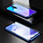 Funda Bumper Lujo Marco de Aluminio Espejo 360 Grados Carcasa M05 para Xiaomi Redmi K30 4G Azul