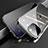 Funda Bumper Lujo Marco de Aluminio Espejo 360 Grados Carcasa M06 para Apple iPhone 13 Mini Negro