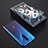 Funda Bumper Lujo Marco de Aluminio Espejo 360 Grados Carcasa M06 para Realme X2 Pro Azul