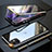 Funda Bumper Lujo Marco de Aluminio Espejo 360 Grados Carcasa M08 para Apple iPhone 11 Oro y Negro