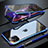 Funda Bumper Lujo Marco de Aluminio Espejo 360 Grados Carcasa M10 para Apple iPhone 11 Pro Max Azul