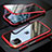 Funda Bumper Lujo Marco de Aluminio Espejo 360 Grados Carcasa M11 para Apple iPhone 11 Pro Rojo