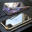Funda Bumper Lujo Marco de Aluminio Espejo 360 Grados Carcasa M12 para Apple iPhone 11 Pro Max Oro