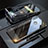 Funda Bumper Lujo Marco de Aluminio Espejo 360 Grados Carcasa P01 para Huawei Honor 8X Negro