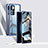 Funda Bumper Lujo Marco de Aluminio Espejo 360 Grados Carcasa P01 para Xiaomi Mi 12T 5G Azul