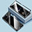 Funda Bumper Lujo Marco de Aluminio Espejo 360 Grados Carcasa P01 para Xiaomi Mix Fold 2 5G Negro