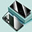 Funda Bumper Lujo Marco de Aluminio Espejo 360 Grados Carcasa P02 para Samsung Galaxy Z Fold4 5G Verde