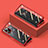 Funda Bumper Lujo Marco de Aluminio Espejo 360 Grados Carcasa P02 para Xiaomi Mix Fold 5G Rojo