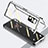 Funda Bumper Lujo Marco de Aluminio Espejo 360 Grados Carcasa P03 para Xiaomi Mix Fold 5G Plata