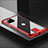 Funda Bumper Lujo Marco de Aluminio Espejo 360 Grados Carcasa para Apple iPhone 11 Pro Max Rojo