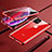 Funda Bumper Lujo Marco de Aluminio Espejo 360 Grados Carcasa para Apple iPhone 11 Rojo