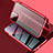 Funda Bumper Lujo Marco de Aluminio Espejo 360 Grados Carcasa para Apple iPhone 13 Mini Rojo