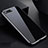 Funda Bumper Lujo Marco de Aluminio Espejo 360 Grados Carcasa para Apple iPhone 8 Plus Plata