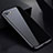 Funda Bumper Lujo Marco de Aluminio Espejo 360 Grados Carcasa para Apple iPhone SE (2020) Negro