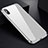 Funda Bumper Lujo Marco de Aluminio Espejo 360 Grados Carcasa para Apple iPhone X Blanco