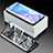 Funda Bumper Lujo Marco de Aluminio Espejo 360 Grados Carcasa para Huawei Enjoy 20 Plus 5G Negro