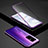 Funda Bumper Lujo Marco de Aluminio Espejo 360 Grados Carcasa para Huawei Honor 30 Morado