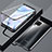 Funda Bumper Lujo Marco de Aluminio Espejo 360 Grados Carcasa para Huawei Nova 6 SE Negro