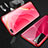 Funda Bumper Lujo Marco de Aluminio Espejo 360 Grados Carcasa para Huawei Nova 7 Pro 5G Rojo