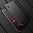 Funda Bumper Lujo Marco de Aluminio Espejo 360 Grados Carcasa para Huawei P Smart+ Plus Rojo y Negro