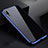 Funda Bumper Lujo Marco de Aluminio Espejo 360 Grados Carcasa para Huawei P20 Azul y Negro