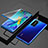 Funda Bumper Lujo Marco de Aluminio Espejo 360 Grados Carcasa para Huawei P40 Pro Azul