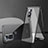 Funda Bumper Lujo Marco de Aluminio Espejo 360 Grados Carcasa para OnePlus 9 Pro 5G Negro