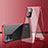Funda Bumper Lujo Marco de Aluminio Espejo 360 Grados Carcasa para OnePlus Nord N300 5G Rojo