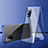 Funda Bumper Lujo Marco de Aluminio Espejo 360 Grados Carcasa para Oppo A53s 5G Azul