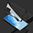 Funda Bumper Lujo Marco de Aluminio Espejo 360 Grados Carcasa para Oppo Reno7 SE 5G Negro