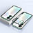 Funda Bumper Lujo Marco de Aluminio Espejo 360 Grados Carcasa para Realme 10 Pro+ Plus 5G Verde