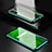 Funda Bumper Lujo Marco de Aluminio Espejo 360 Grados Carcasa para Realme X50 Pro 5G Verde